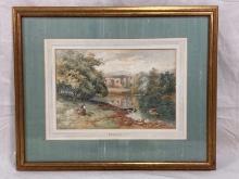 T. Griffiths, 19th Century Watercolor Landscape