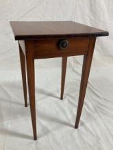 Cherry One-Drawer Stand