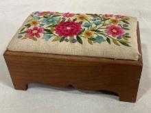Needlepoint Footstool