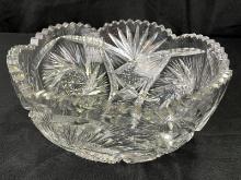 American Cut Glass Bowl