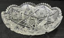 Brilliant American Cut Glass Bowl