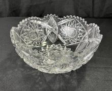 American Cut Glass Bowl