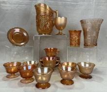 Collection of Carnival Glass