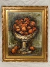 Mid-Century Modern Still Life, Oranges in Vase