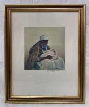 Elizabeth O'Neil Verner, Pink Baby, Pencil-Signed Lithograph
