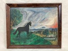 Folk Art Painting, Early Morning (1963)