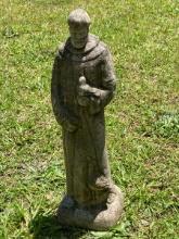 Concrete Garden Statue of St. Francis of Assisi