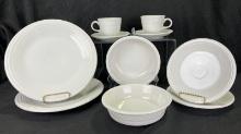 Fiestaware Teacups, Saucers, and Assorted Dinnerware