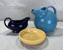 Group of Three Fiestaware Pieces