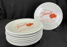 Set of Eight Fiesta Ware Dinner Plates
