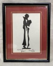 Carew Rice, Ain't Love Grand, 1969 Silhouette Print