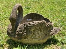 Concrete Swan Garden Planter