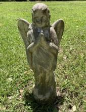 Concrete Praying Angel Statue