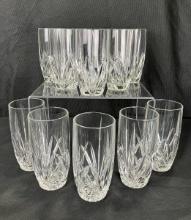 Set of Ten Waterford Marquis Highball Glasses â€“ Brookside Pattern