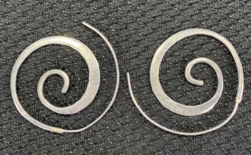 Sterling Silver Modern Earring Grouping
