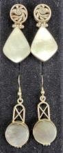 Abalone and Sterling Silver Earring Pairing