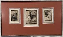 Portrait Etchings (Set of Three)