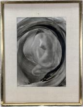 Gwyn Reece, Female Nude, Pencil on Paper