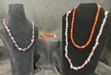 Natural Authentic Stone Jewelry Grouping