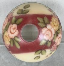 Hand-Painted Rose Lamp Shade