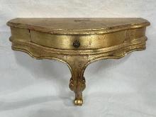 Italian Florentine Gilt Wall Shelf