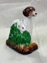 Polychromed Cast Iron Hunting Dog