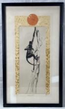 Dale Rayburn, Hanging Out, Etching
