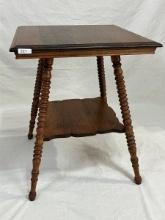 Victorian Two-Tier Oak Table