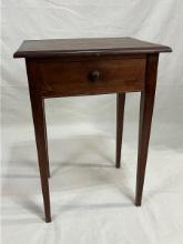 Walnut One-Drawer Stand