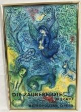 Marc Chagall (1887 - 1985) The Magic Flute, Metropolitan Opera Poster, 1967