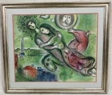 Marc Chagall (1887-1985) Romeo and Juliet Lithograph