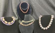 Collection of Floral-Themed Cloisonné Enamel Beads