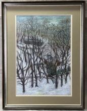 Pastel Winter Landscape
