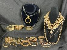 Gold Tone Jewelry Assortment