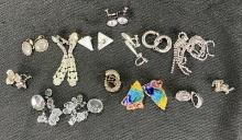 Assorted Earrings Featuring Vintage Jewelry