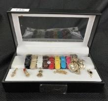 Kessaris Quartz Watch and Watch Wardrobe Set with Interchangeable Charms