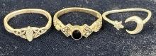 Sterling Silver Ring Grouping