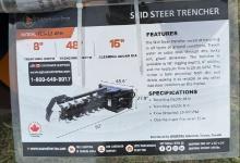 NEW Wolverine Skid Steer Trencher