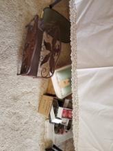 Magazine Holder and Candle Misc
