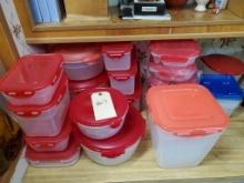 New Snap & Lock Nested Plastic Food Storage Container Set