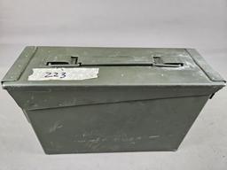 .223 Ammo in Metal Ammo Can