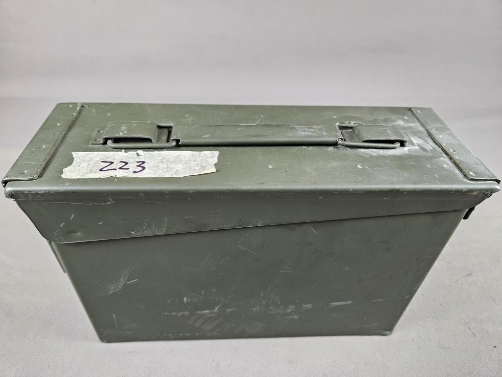 .223 Ammo in Metal Ammo Can