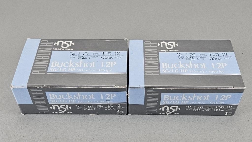 2 - 10rd NSI 12GA 00BK Ammunition