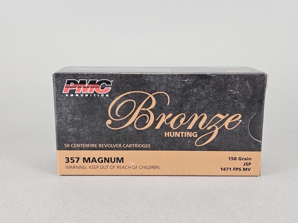 50rd PMC Bronze Hunting 357 Magnum JSP Ammo