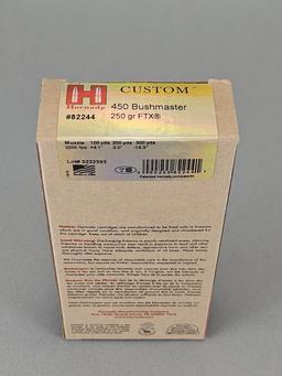 20rd Hornady Custom 450 Bushmaster Ammo
