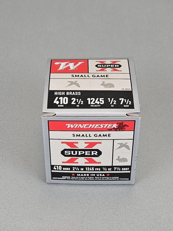25rd Winchester Super-X .410 Bore Small Game Ammo