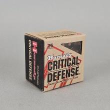 25rd Hornady Critical Defense 38 SPL 110gr FTX
