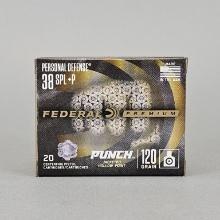 20rd Federal Premium Personal Defense 38 SPL+P