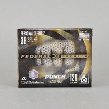 20rd Federal Premium Personal Defense 38 SPL+P