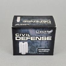 20rd Liberty Civil Defense 357 Magnum Ammo